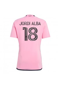 Fotbalové Dres Inter Miami Jordi Alba #18 Domácí Oblečení 2024-25 Krátký Rukáv